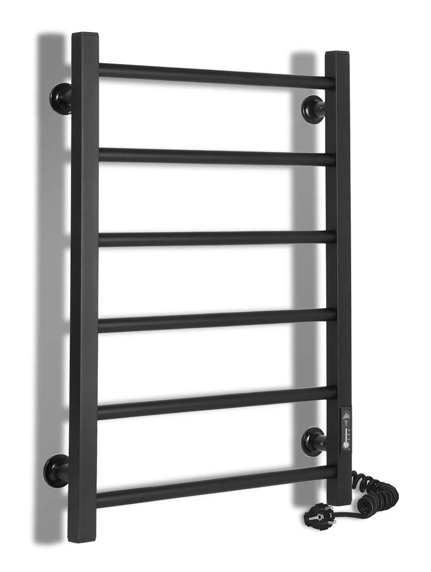 Elektrický kúpeľňový radiátor Alfa Electro 400×600, kábel zľava