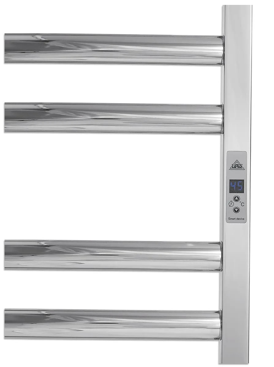 Grzejnik łazienkowy elektryczny Grand Electro 10 500×900, przewód z prawej