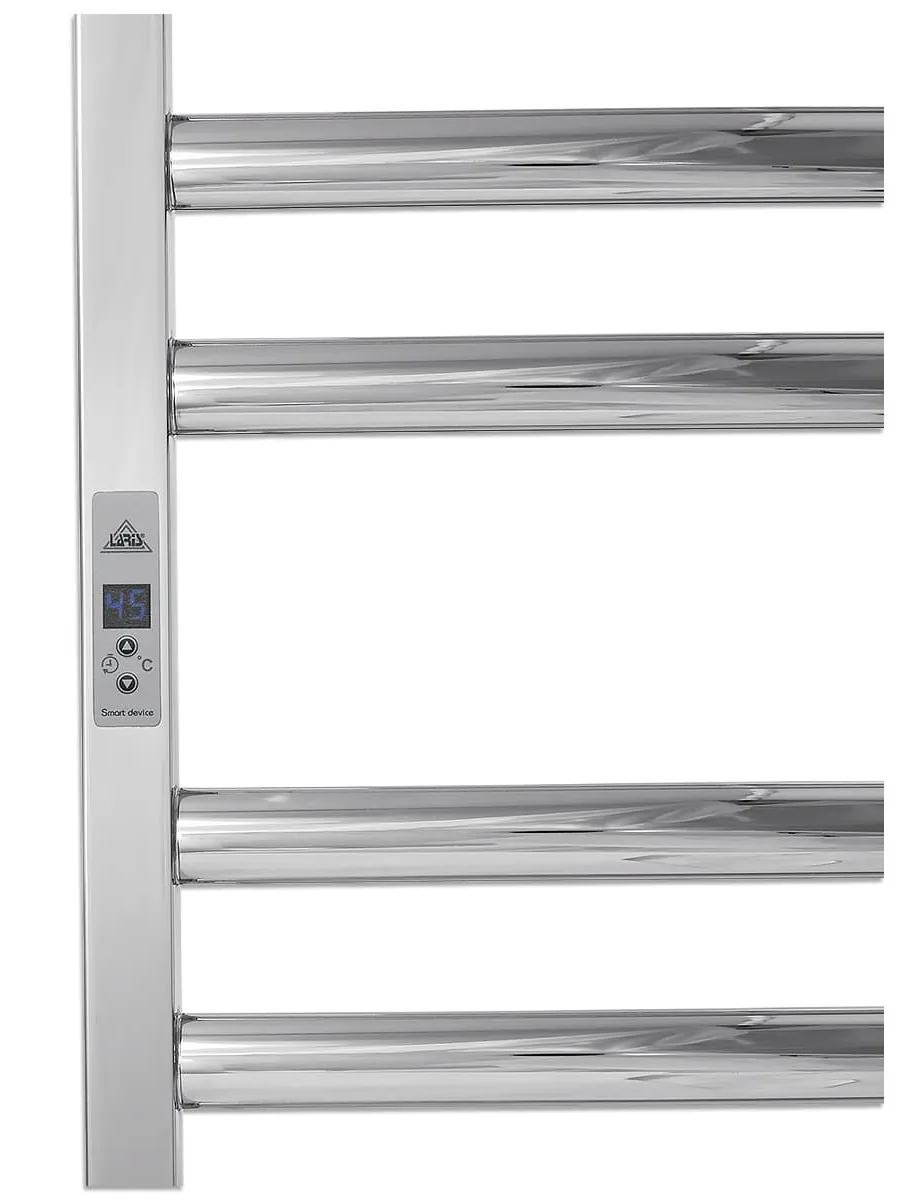 Grzejnik łazienkowy elektryczny Grand Electro 10 500×900, przewód z lewej