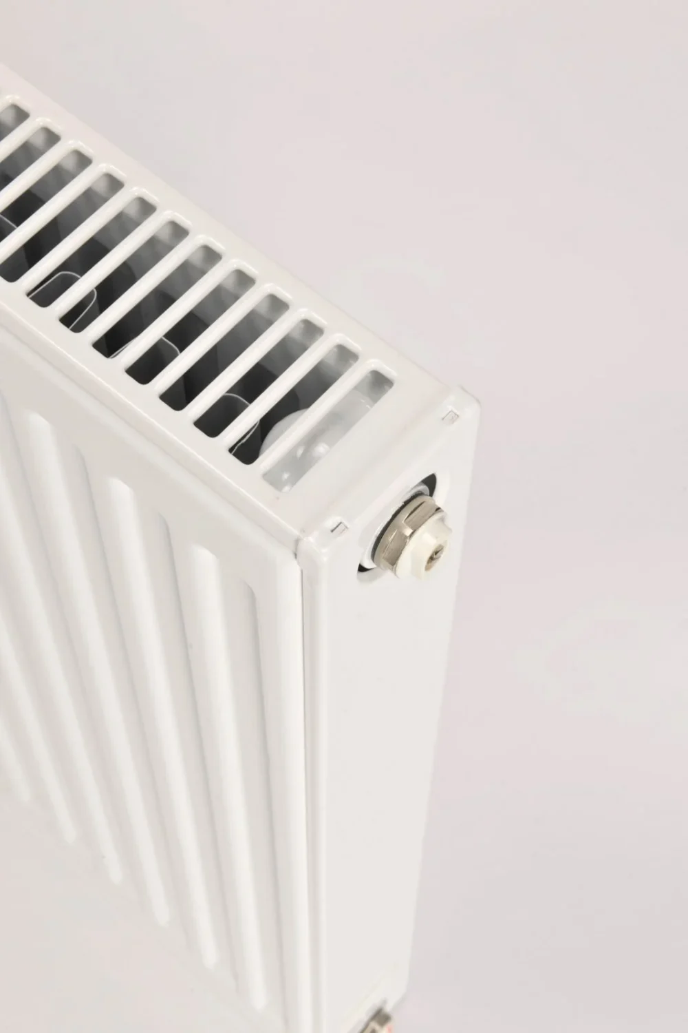 Purmo Compact — osłona górna (grill) i odpowietrznik, widok z góry